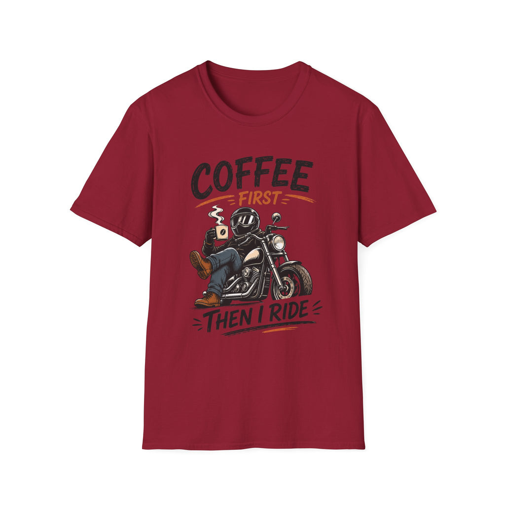 Coffee Then I Ride T‑Shirt