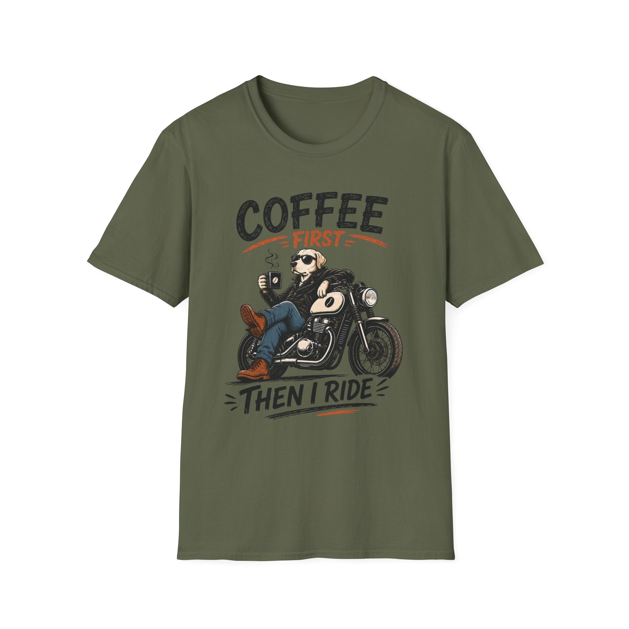 Coffee First Then I Ride T‑Shirt