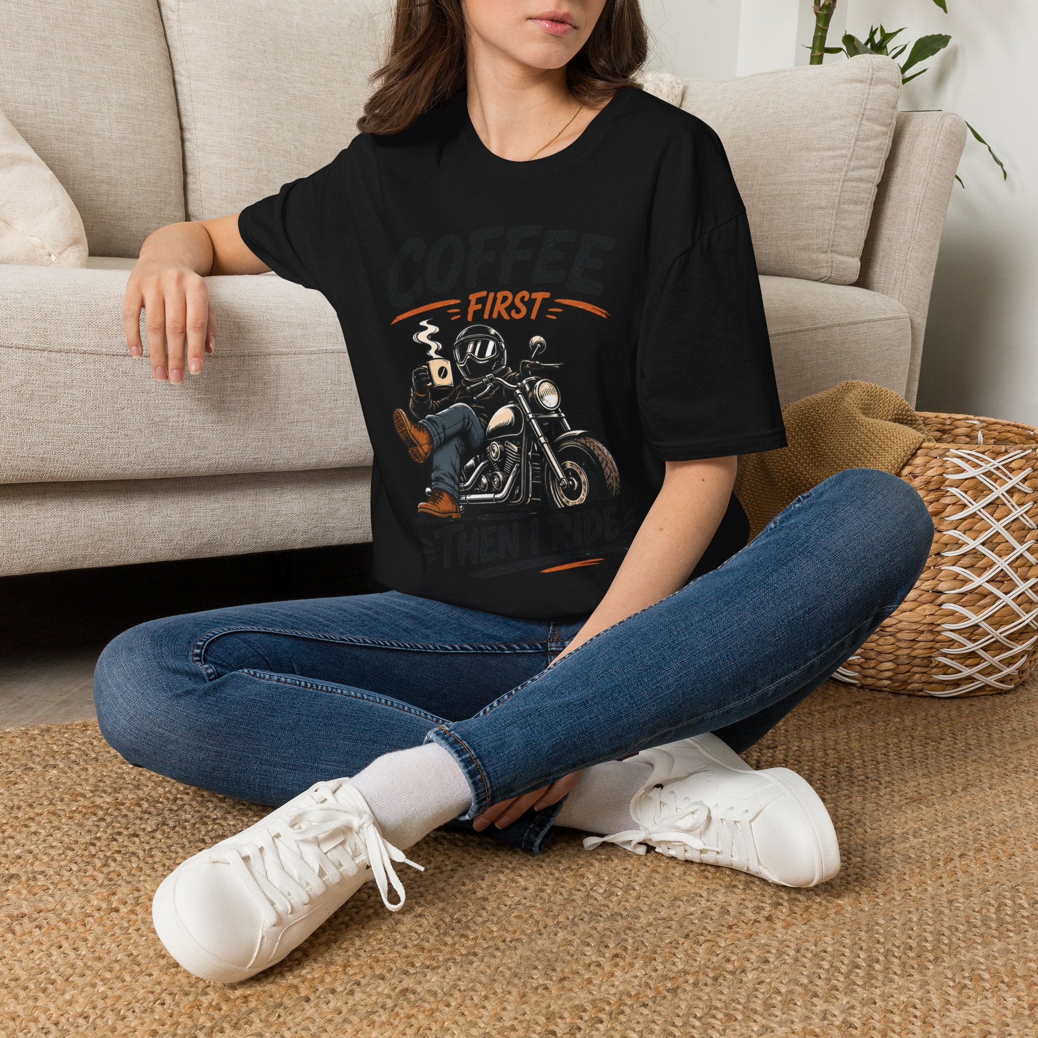 Coffee First Then T‑Shirt