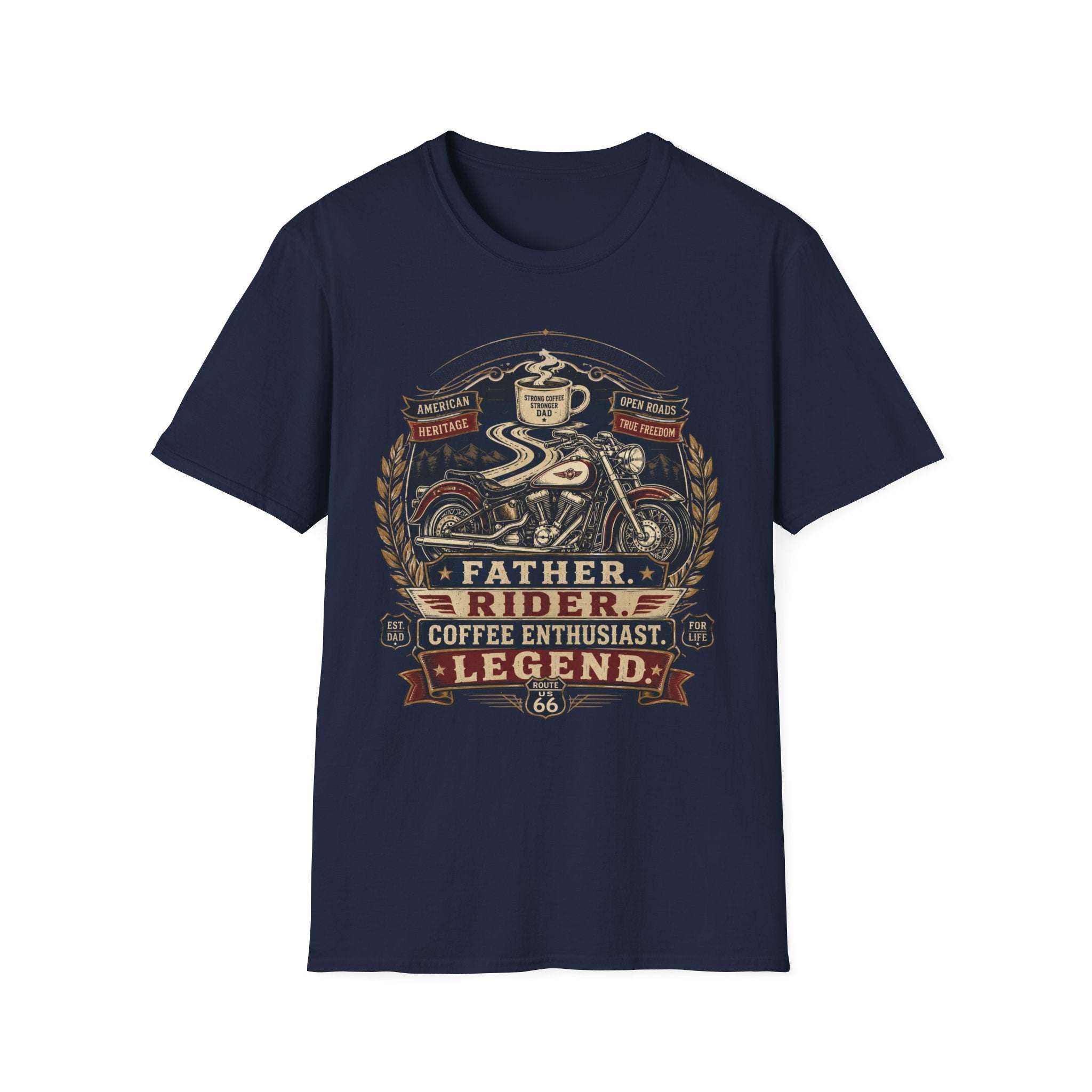 Father Rider Coffee T‑Shirt