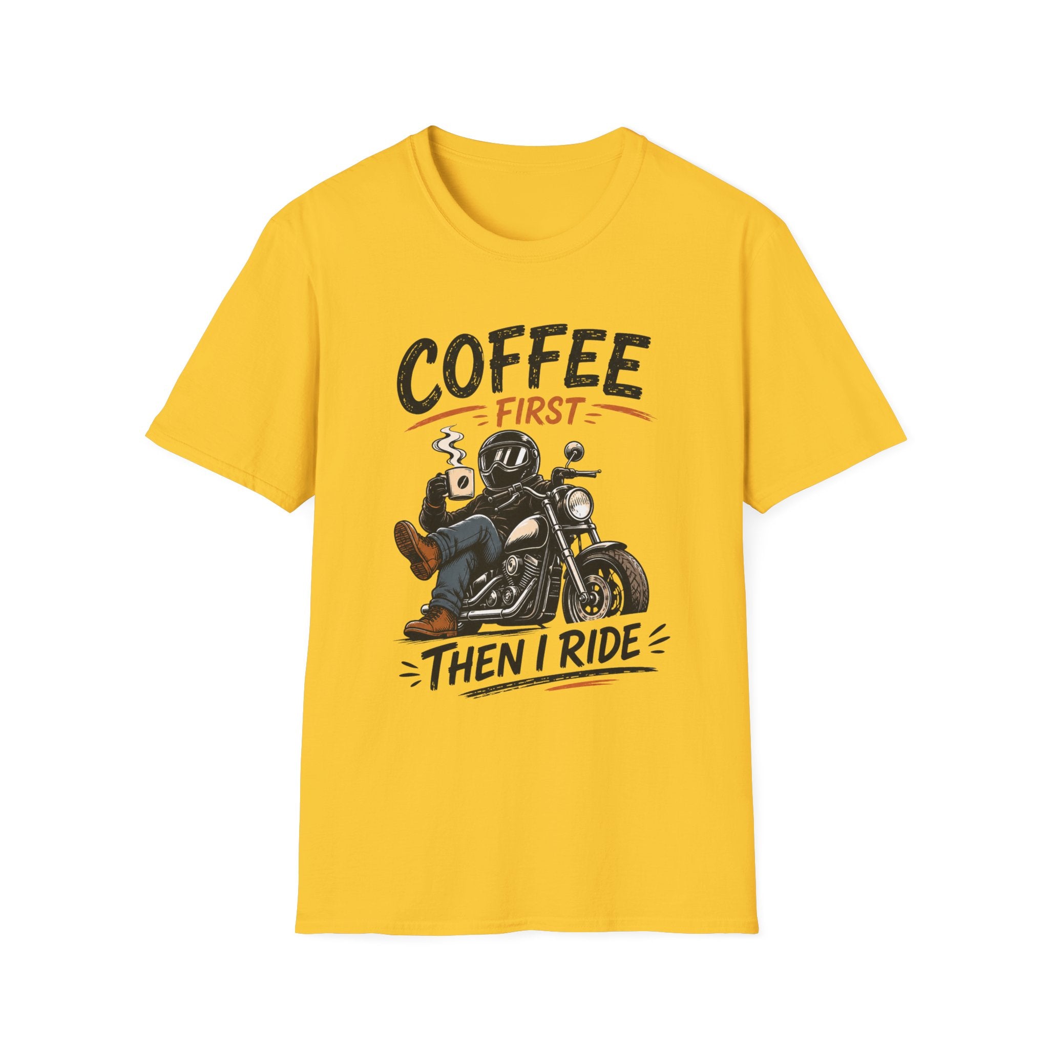 Coffee Then I Ride T‑Shirt