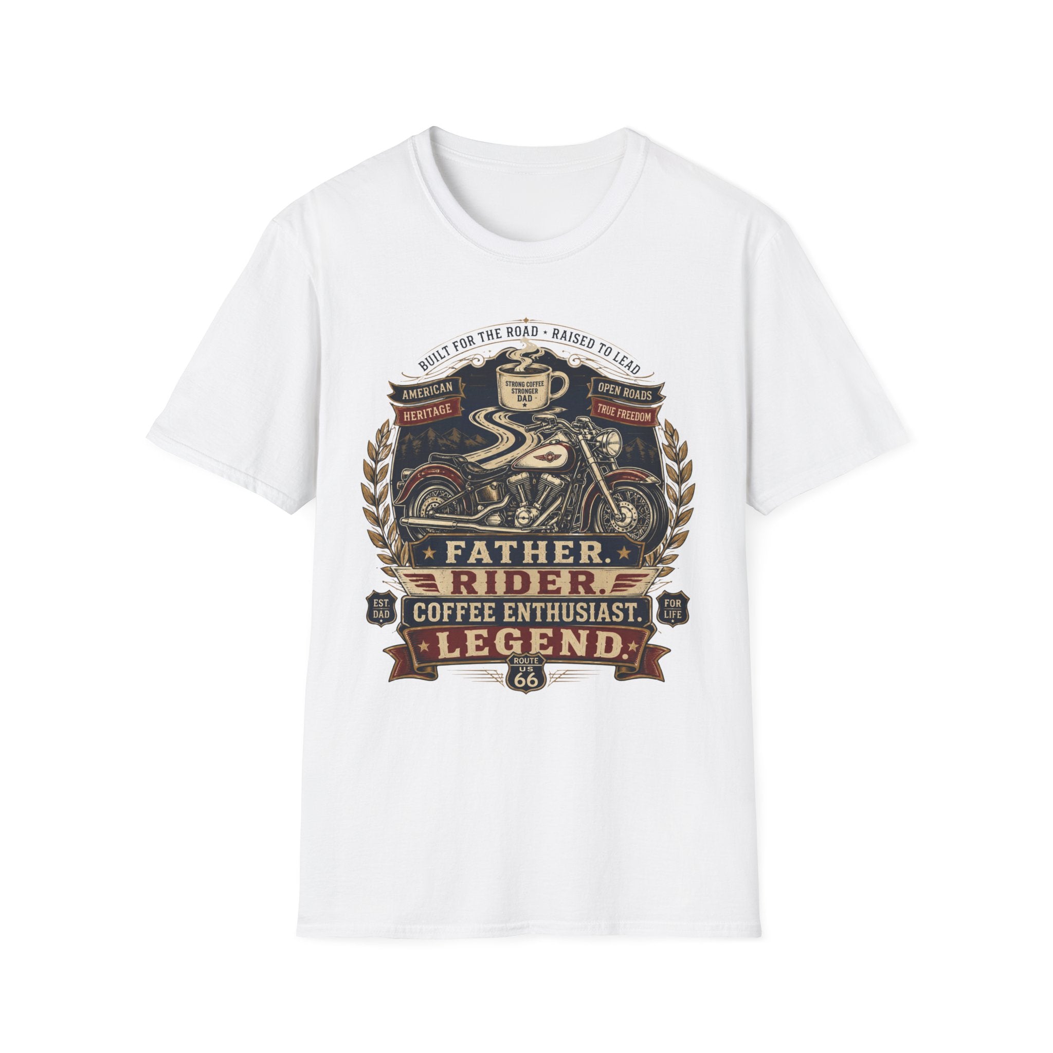 Father Rider Coffee T‑Shirt