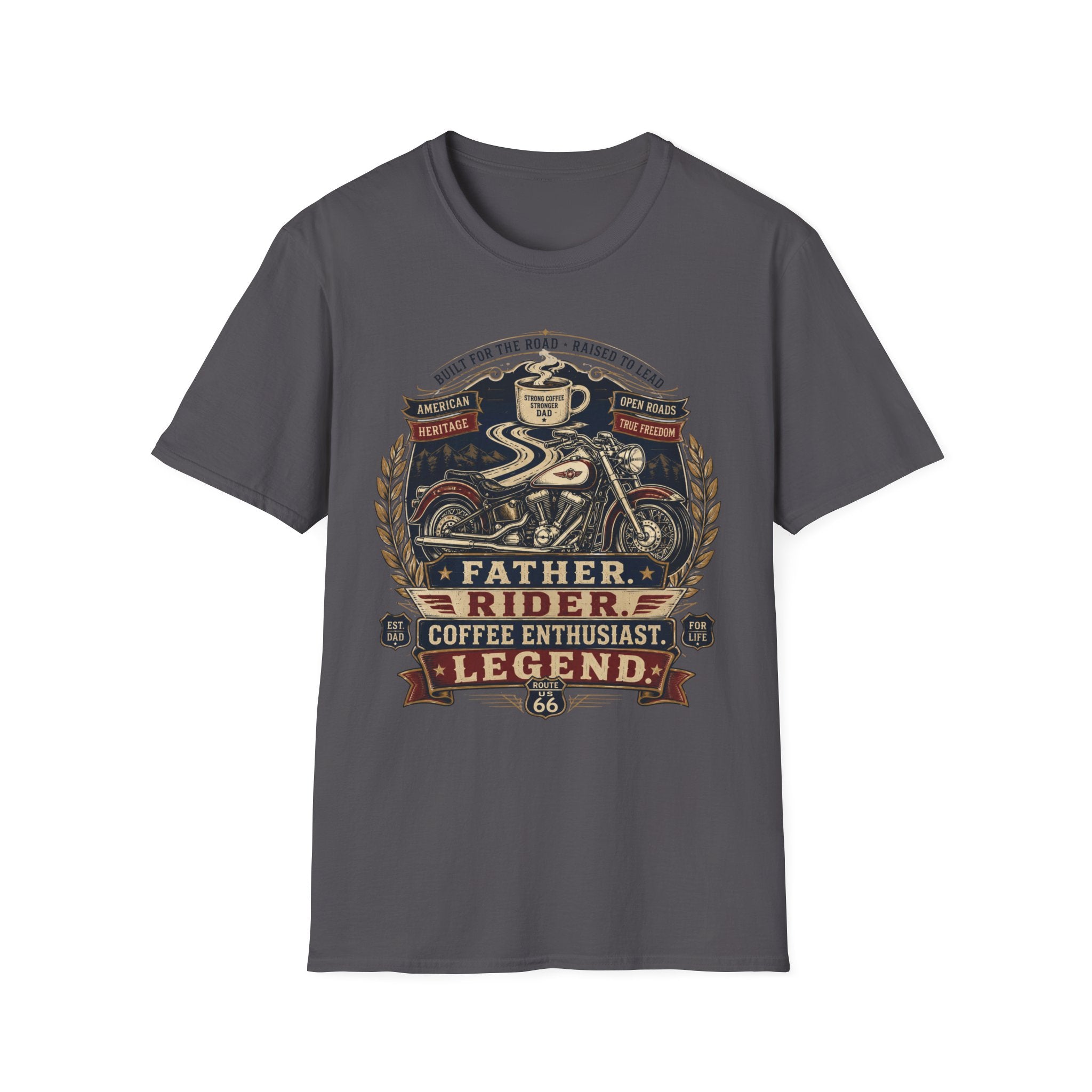Father Rider Coffee T‑Shirt