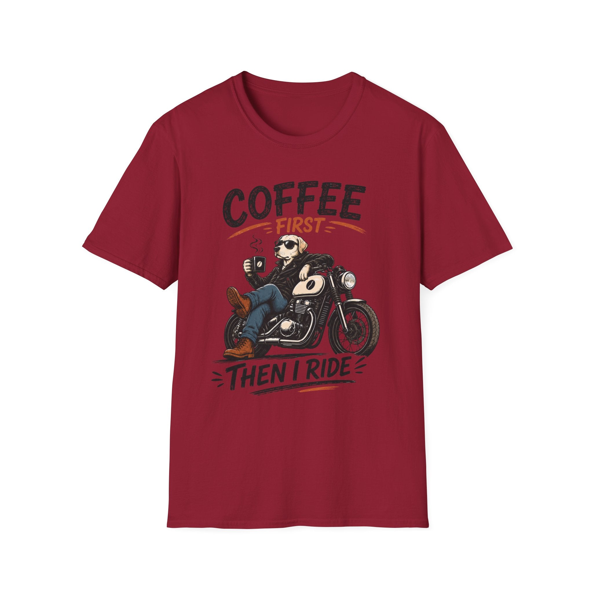 Coffee First Then I Ride T‑Shirt
