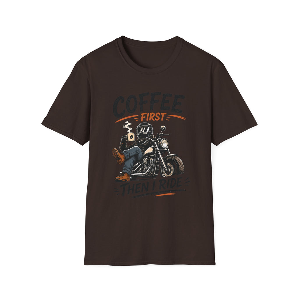 Coffee Then I Ride T‑Shirt