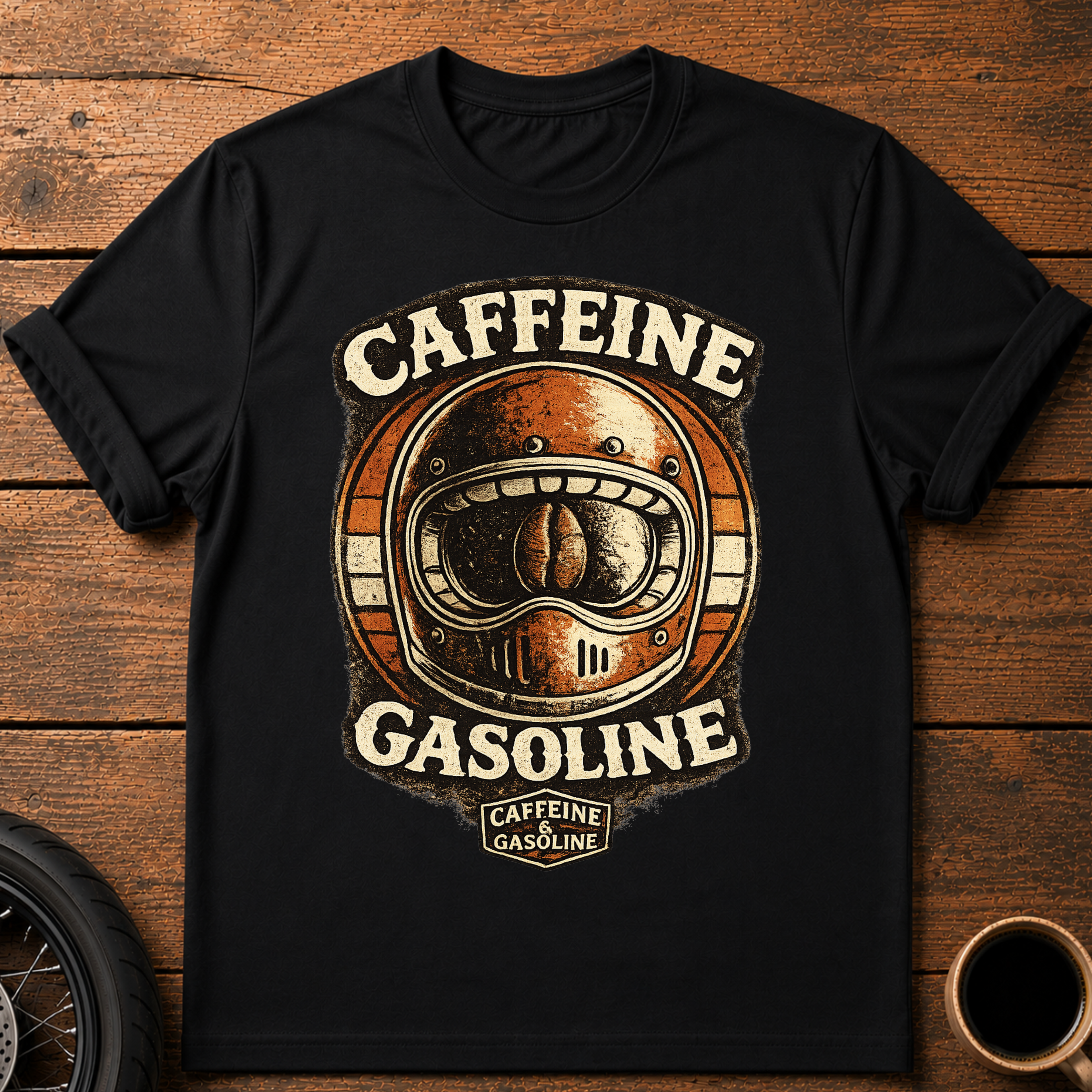 Caffeine Gasoline T‑Shirt