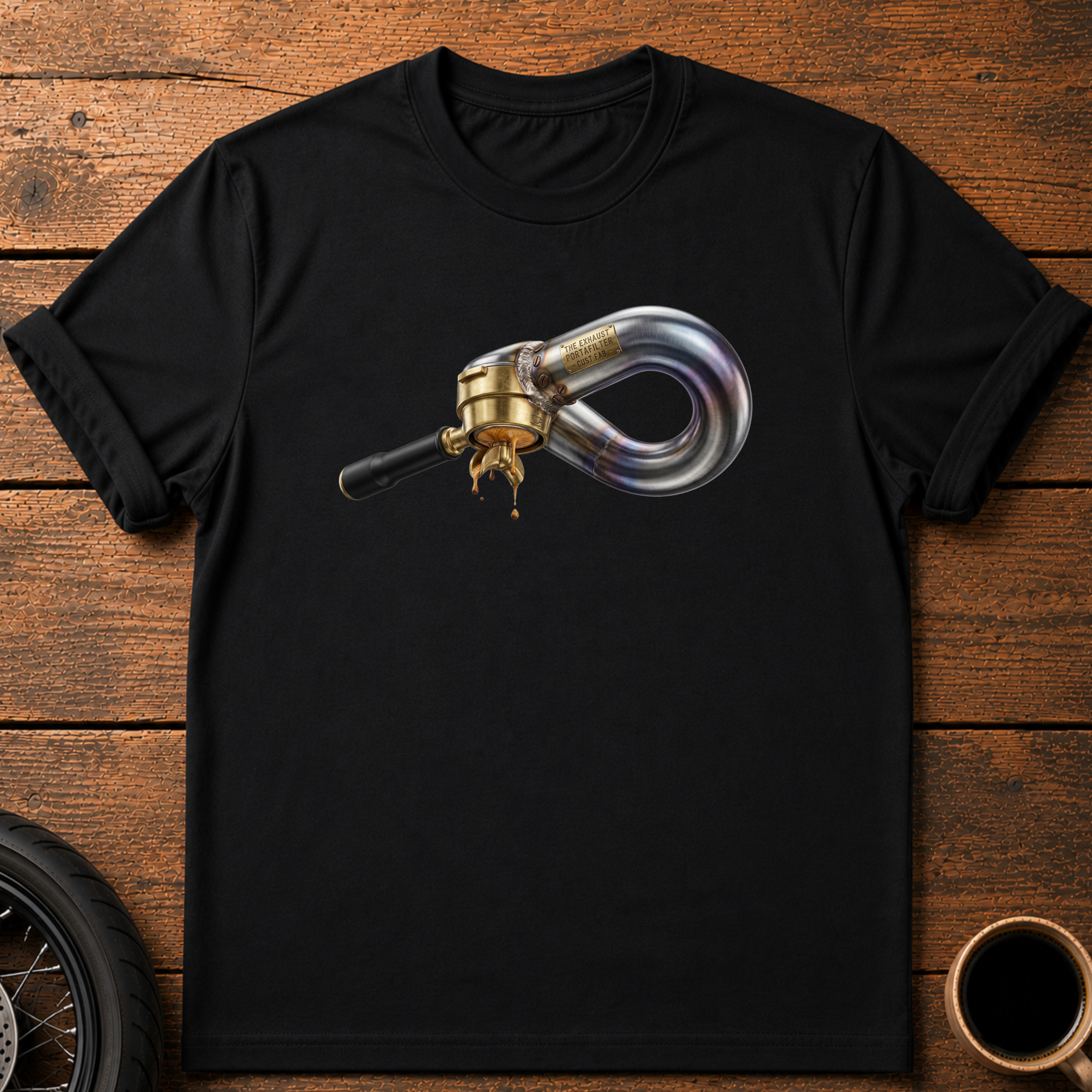 Coffee Exhaust T‑Shirt