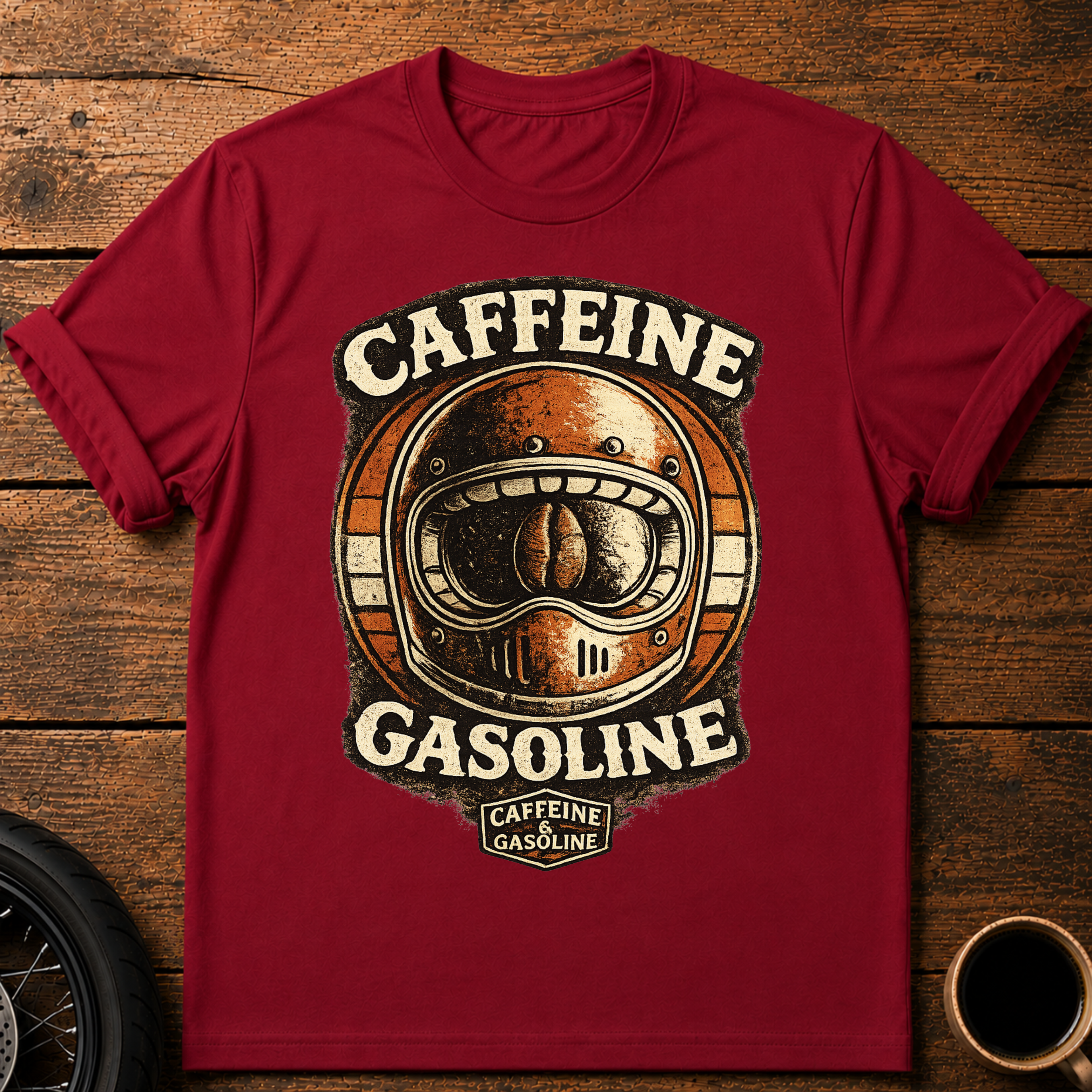 Caffeine Gasoline T‑Shirt