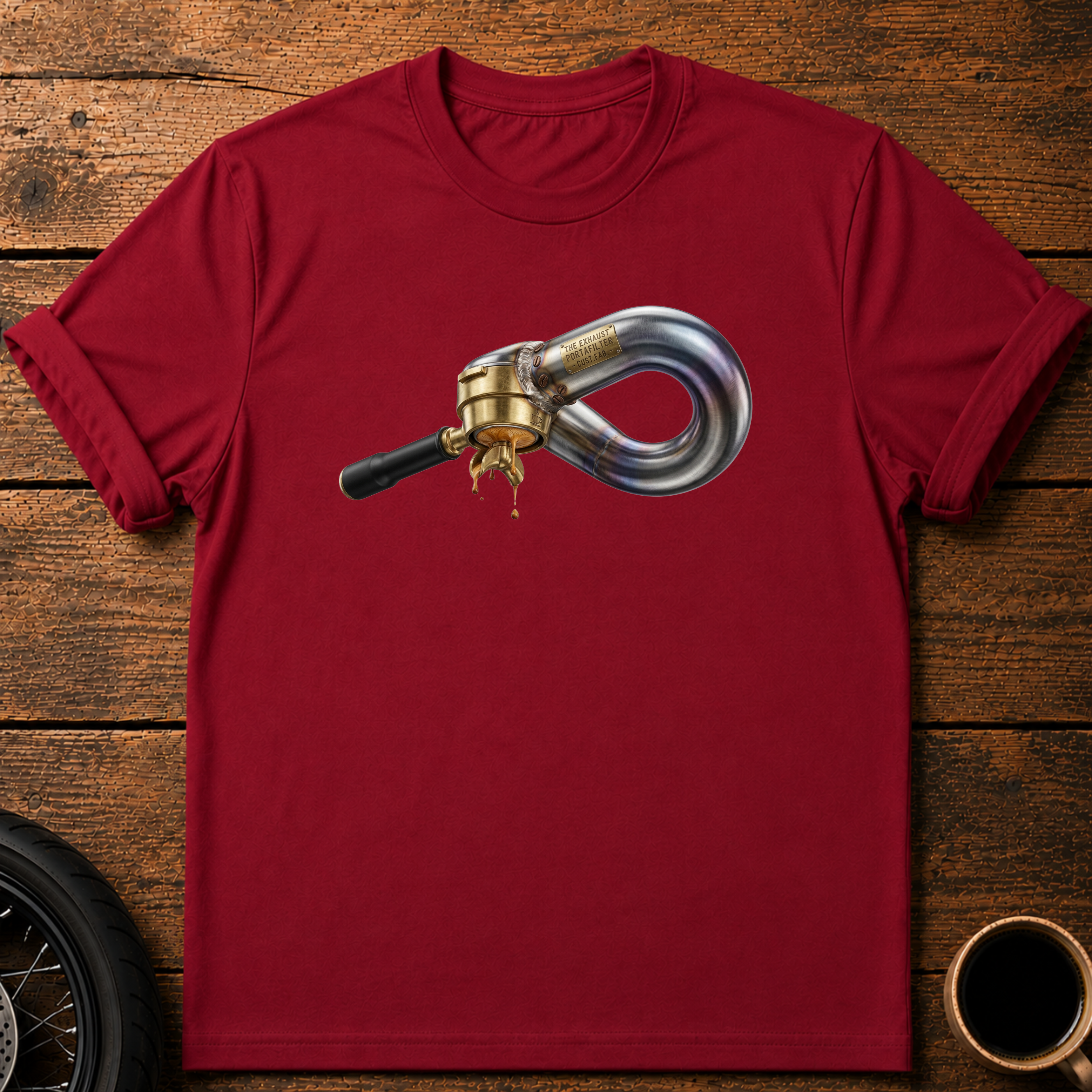 Coffee Exhaust T‑Shirt