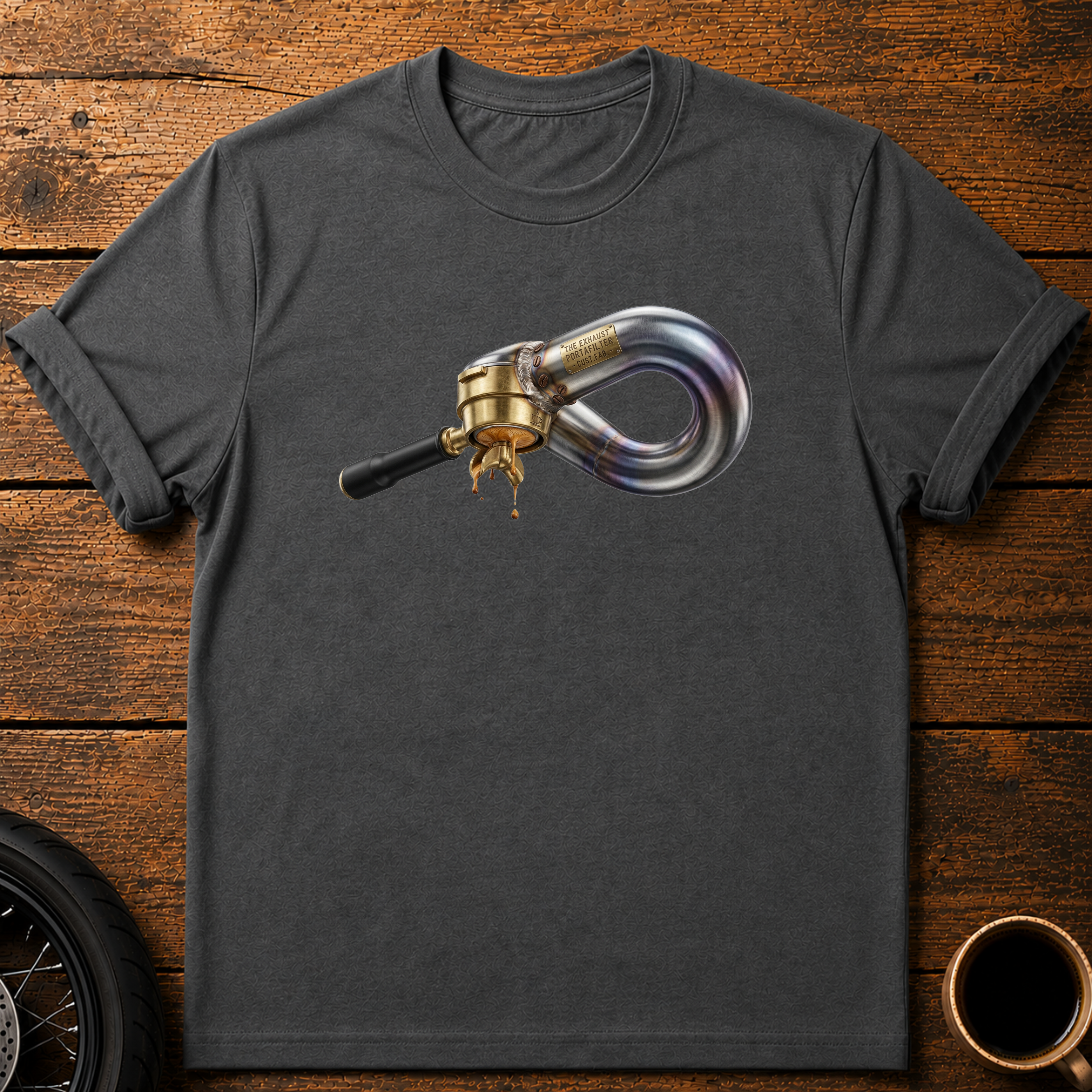 Coffee Exhaust T‑Shirt