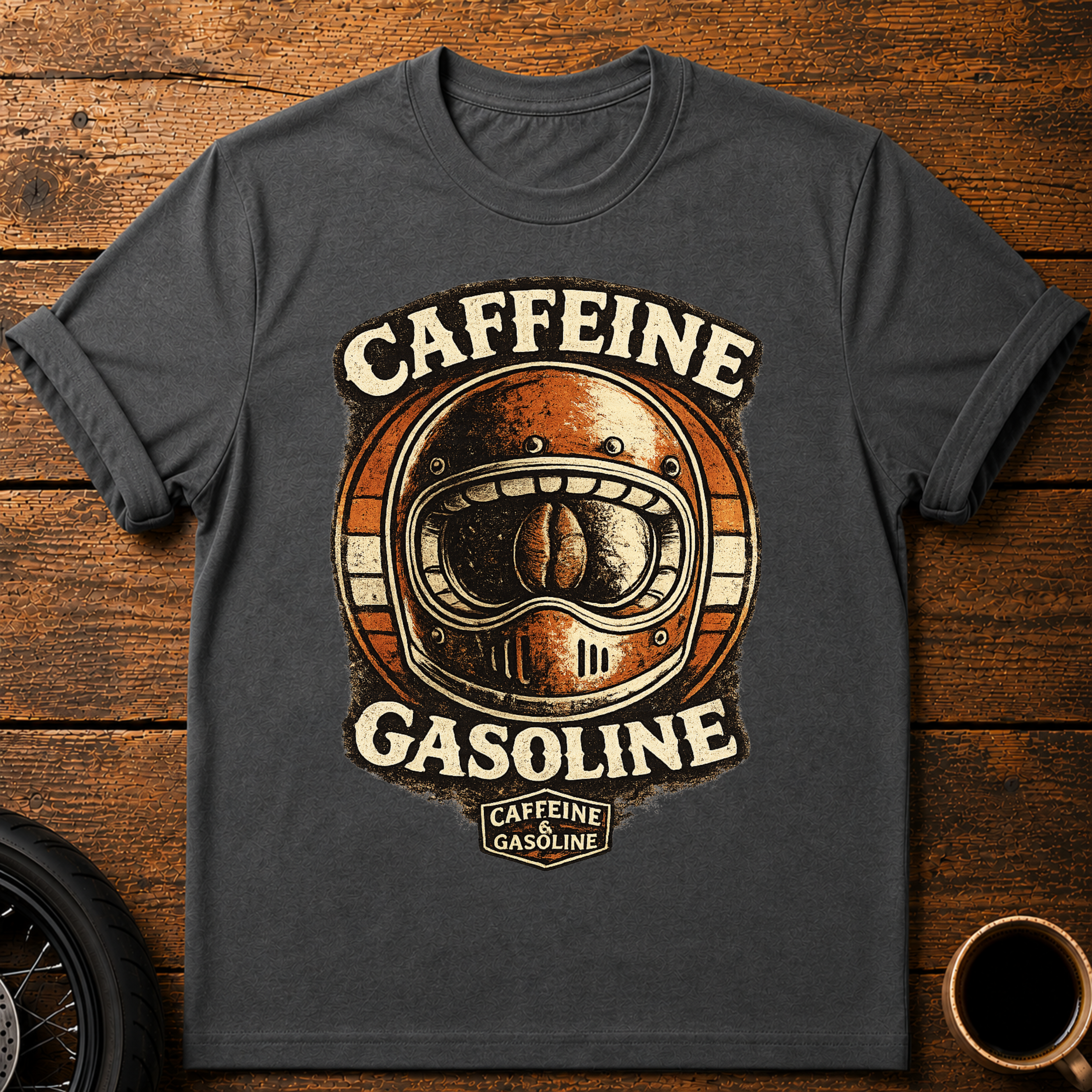 Caffeine Gasoline T‑Shirt