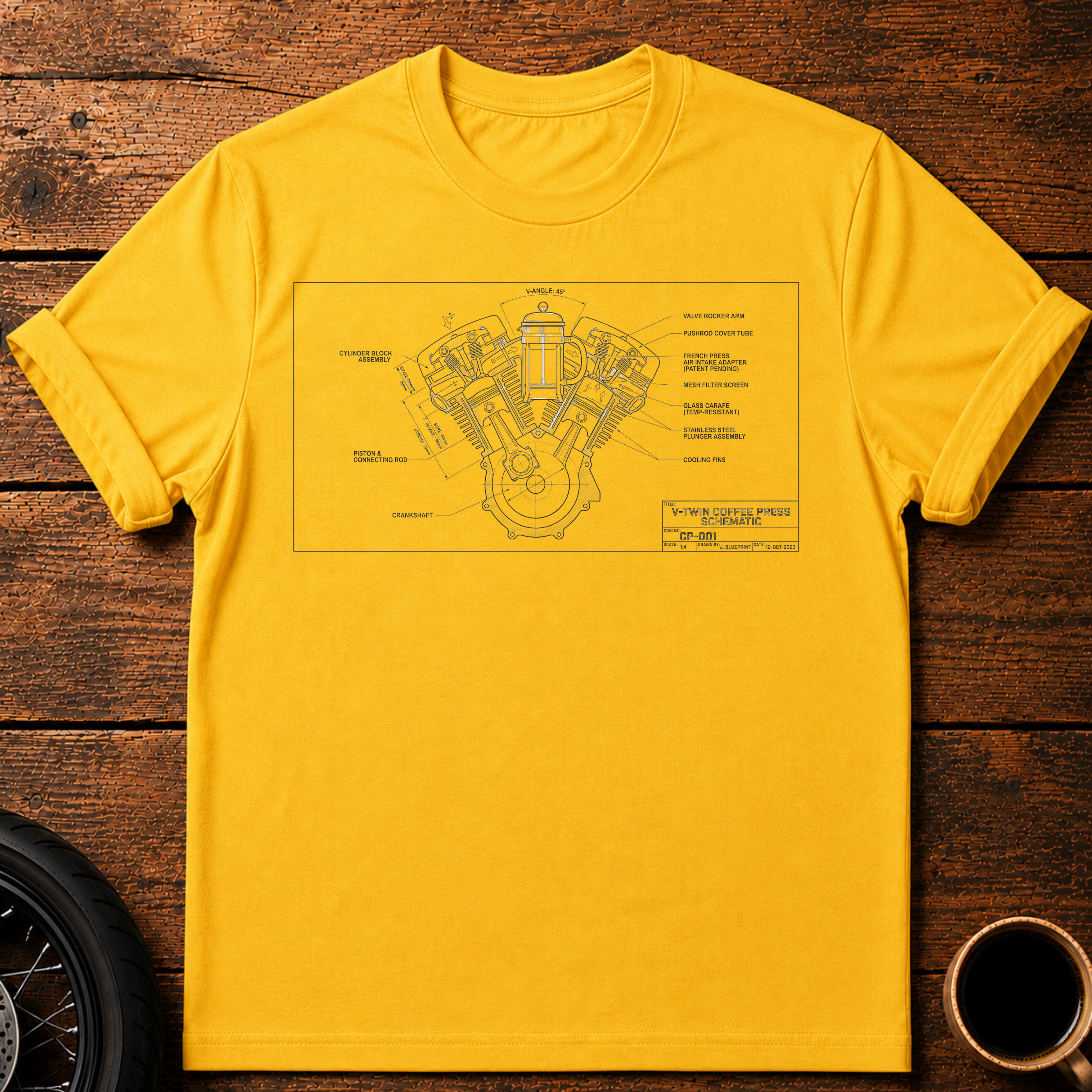 Twin Coffee Press T‑Shirt