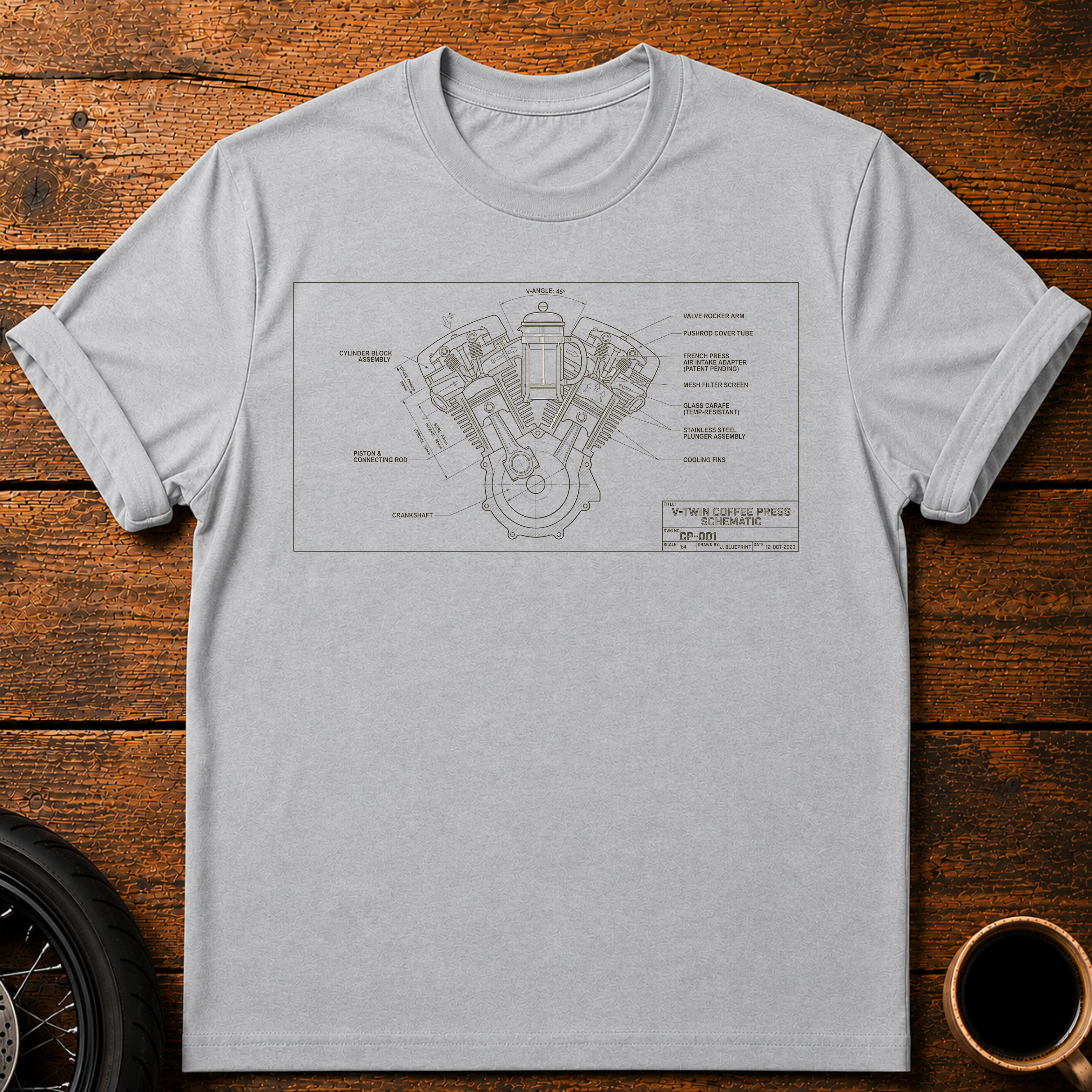 Twin Coffee Press T‑Shirt