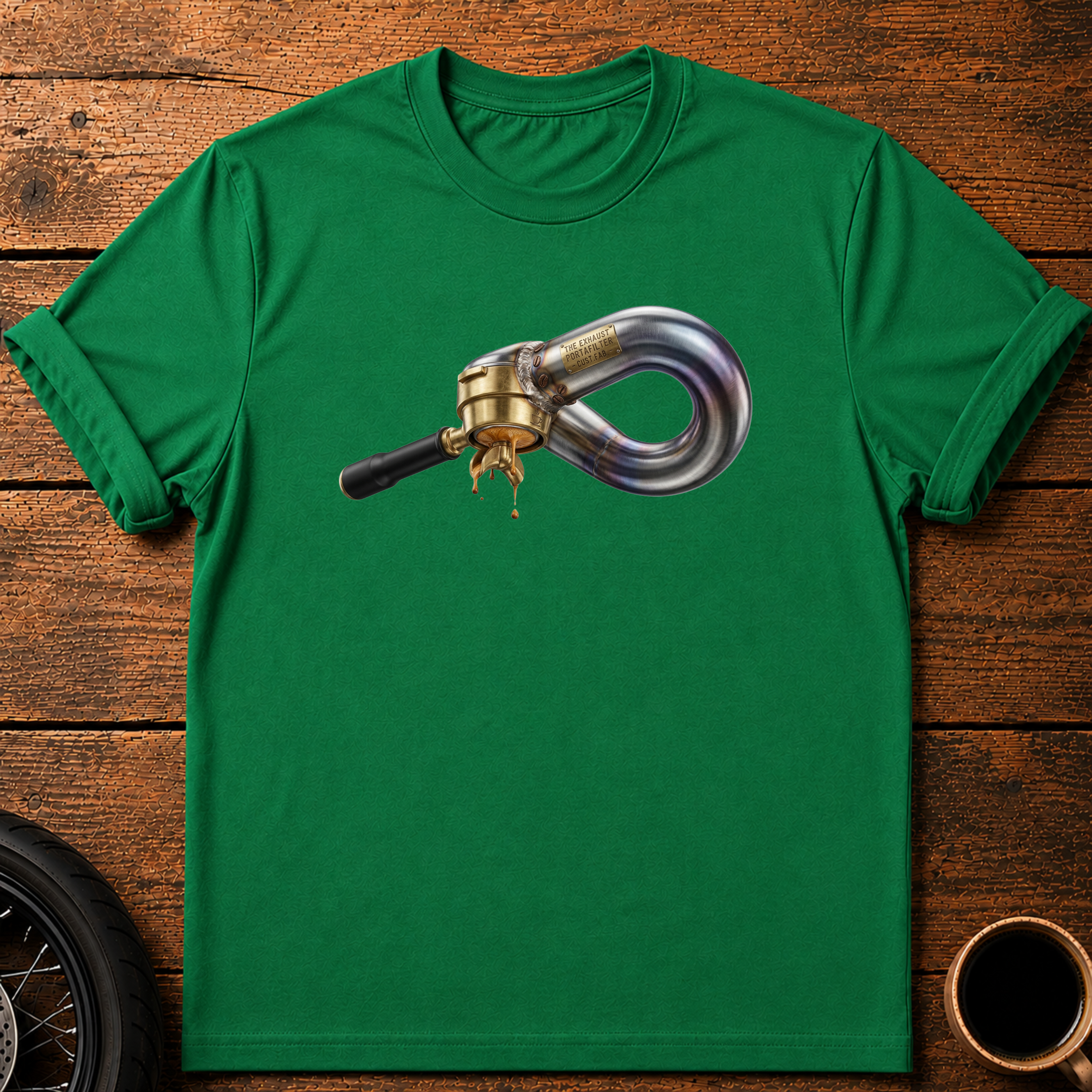 Coffee Exhaust T‑Shirt