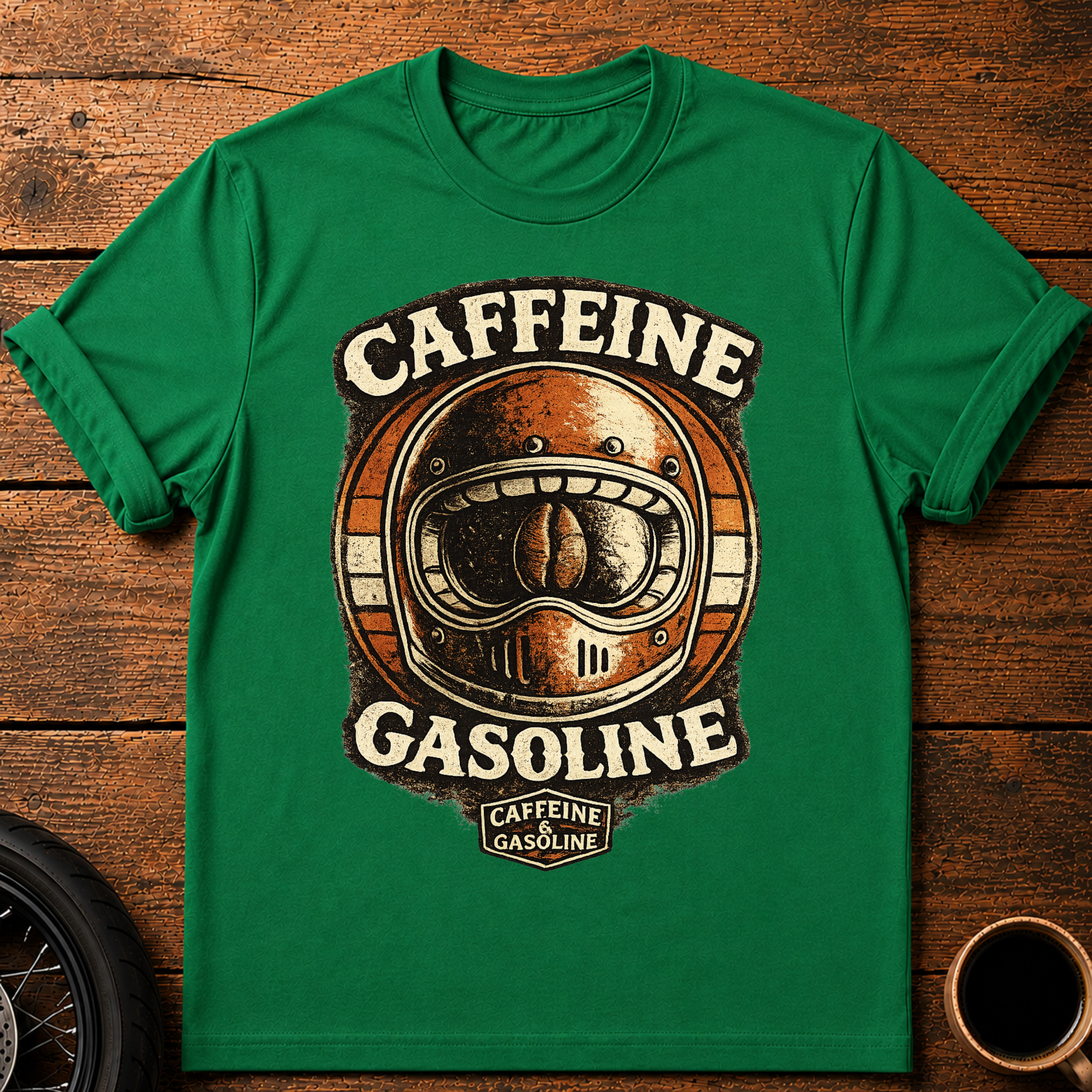 Caffeine Gasoline T‑Shirt