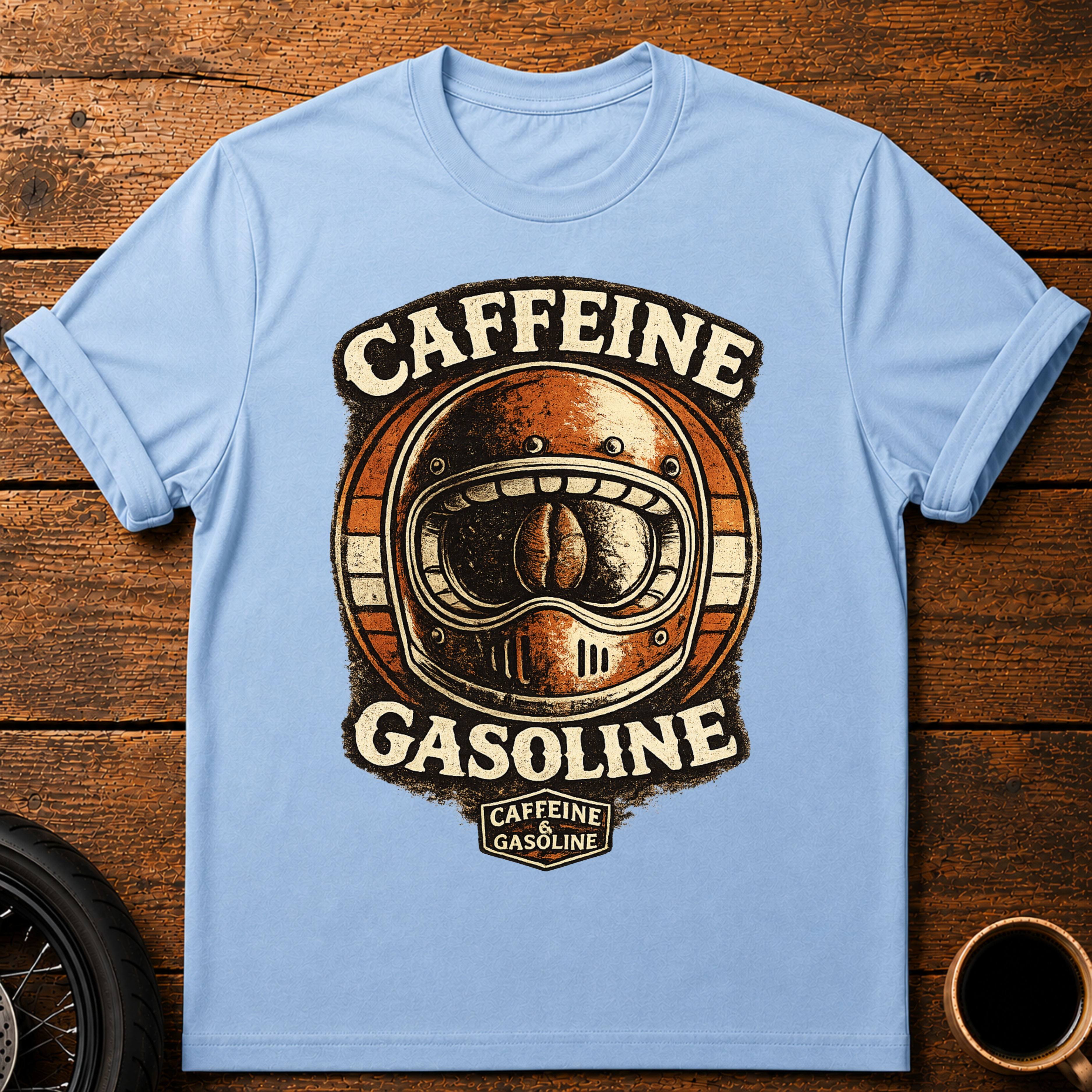 Caffeine Gasoline T‑Shirt