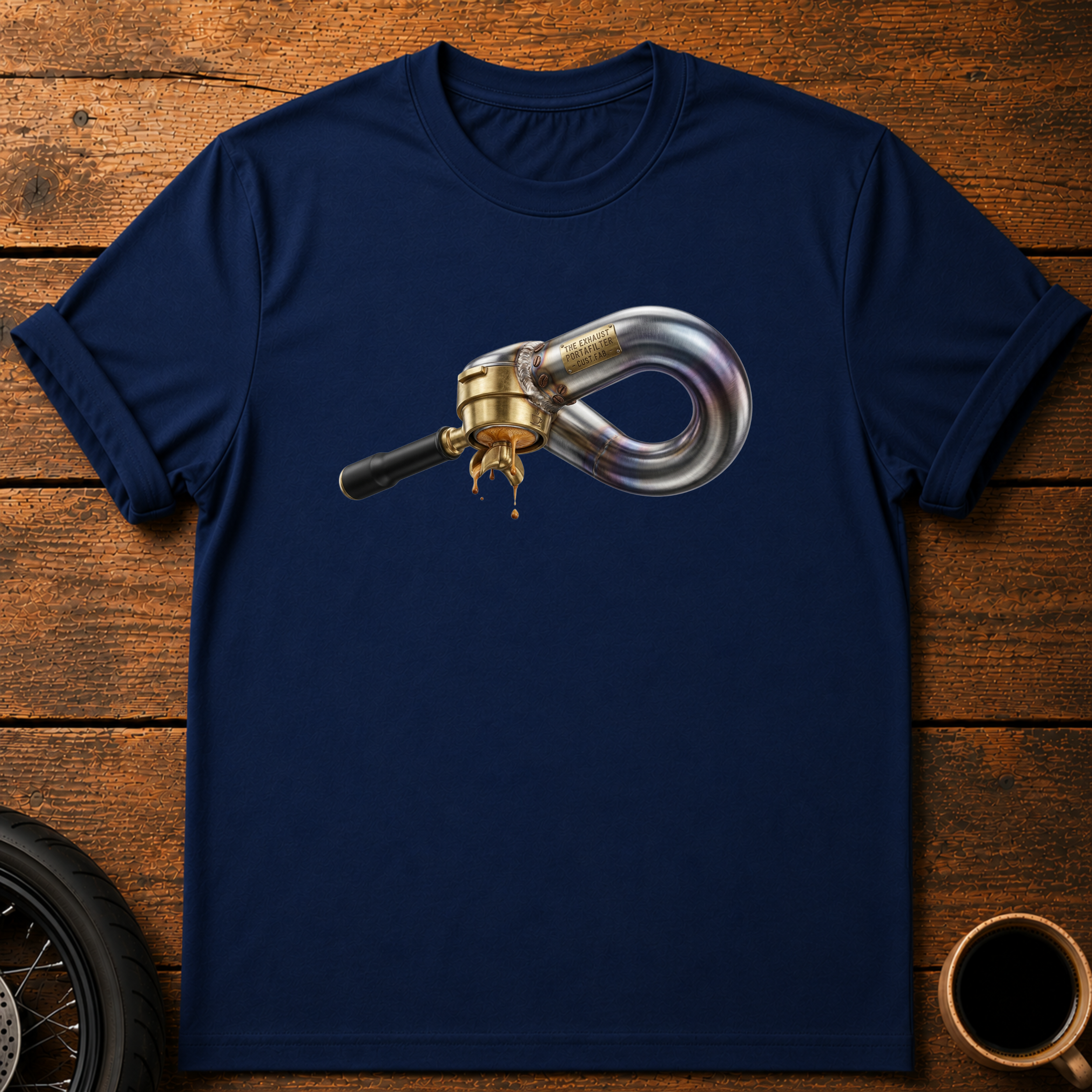 Coffee Exhaust T‑Shirt