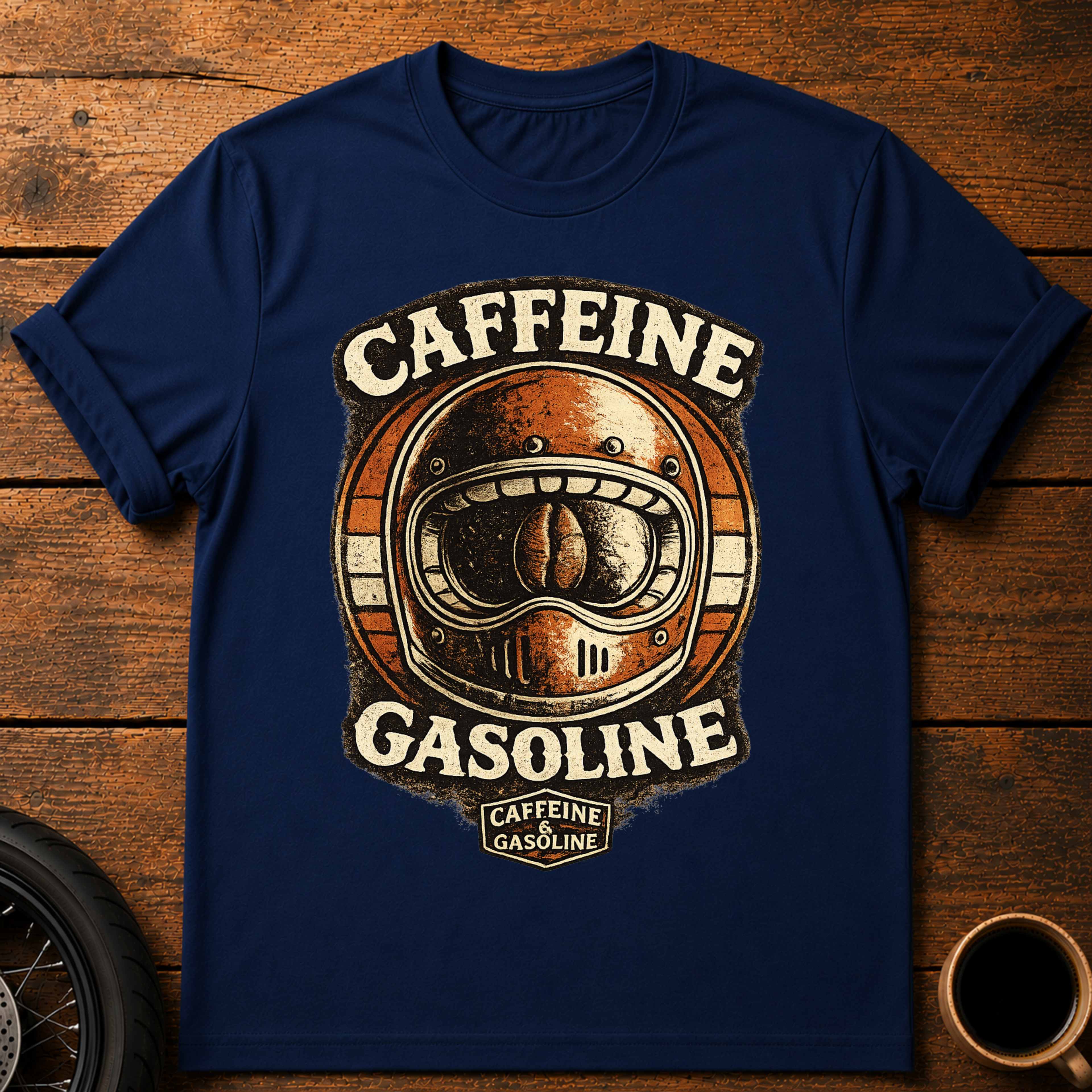 Caffeine Gasoline T‑Shirt