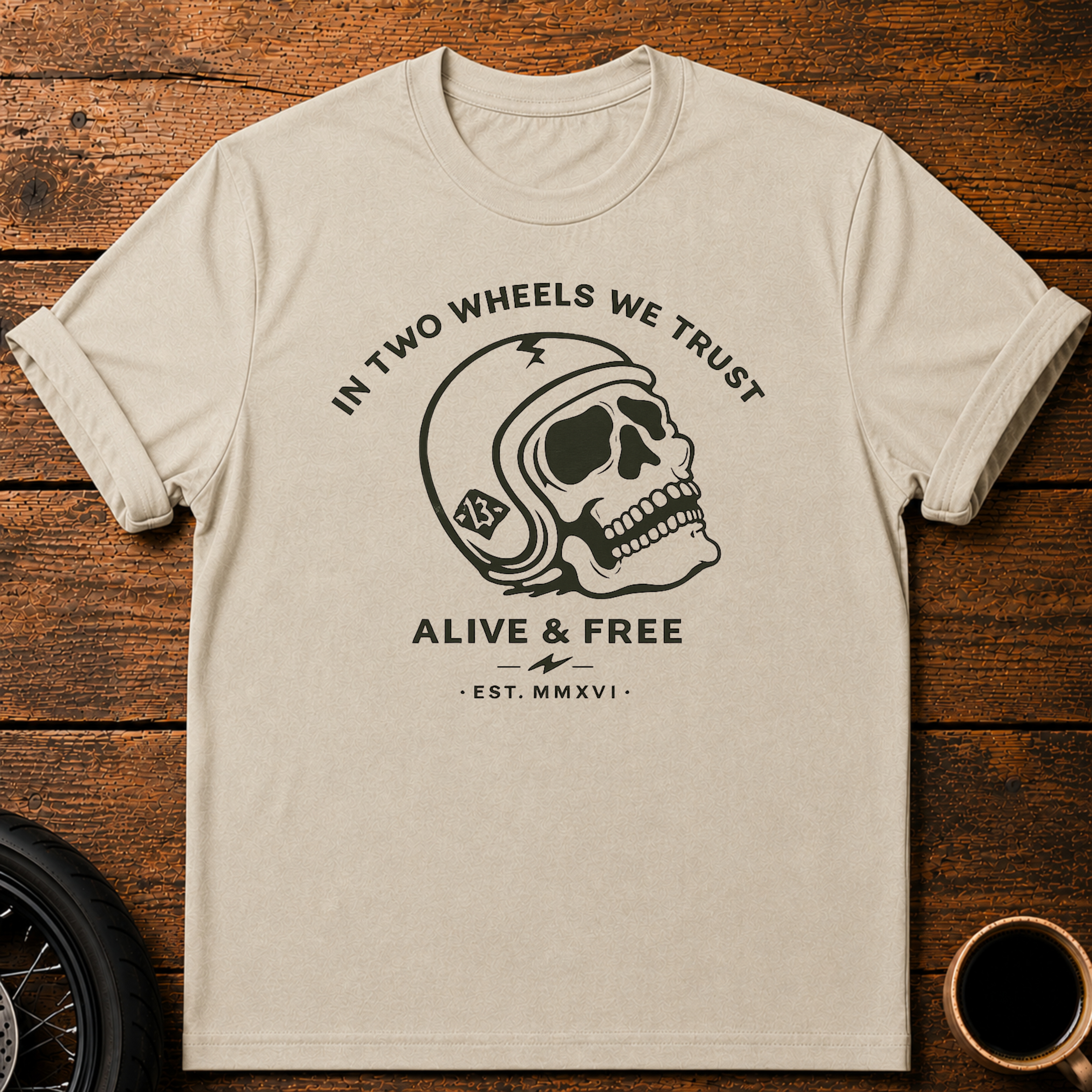In Two Wheels T‑Shirt