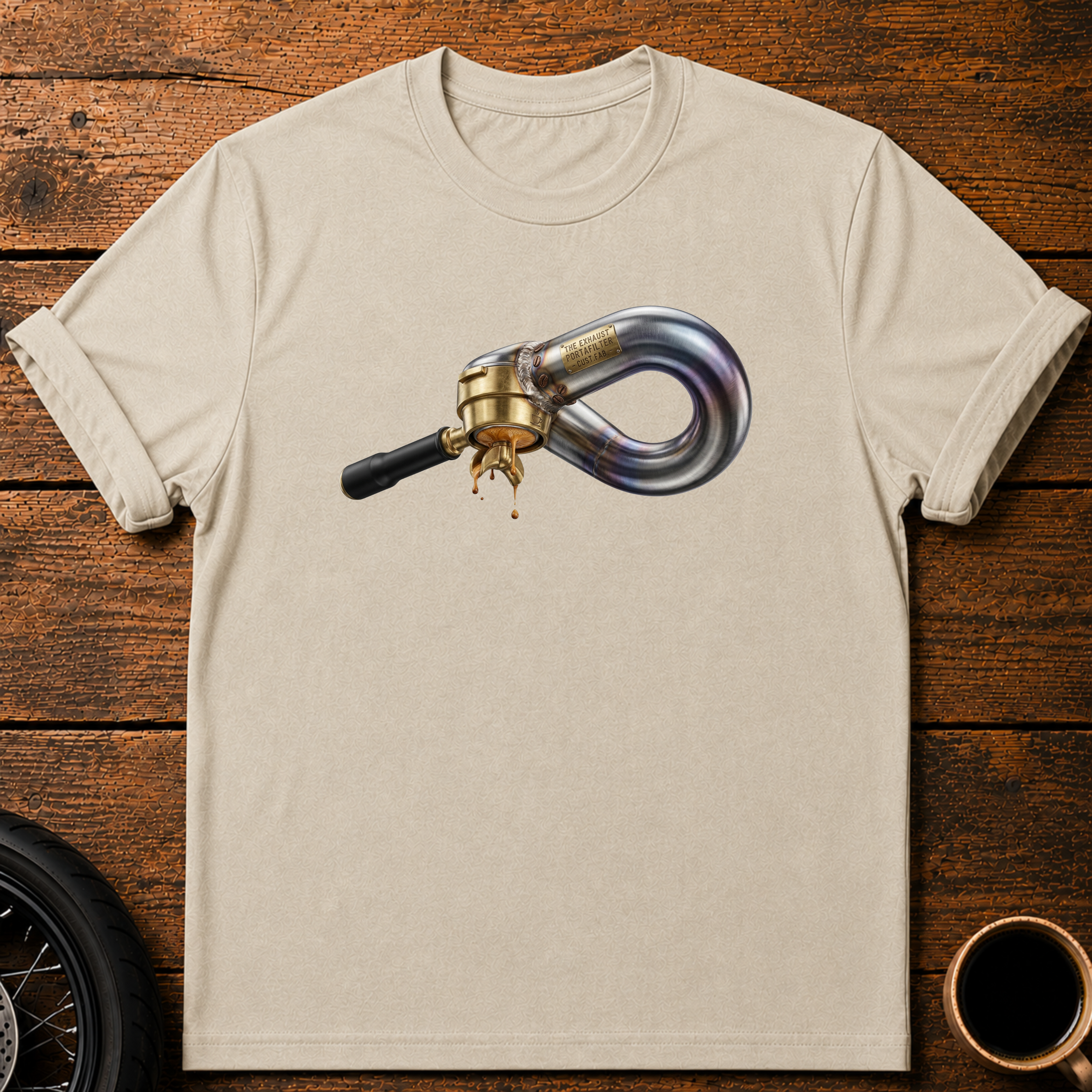 Coffee Exhaust T‑Shirt