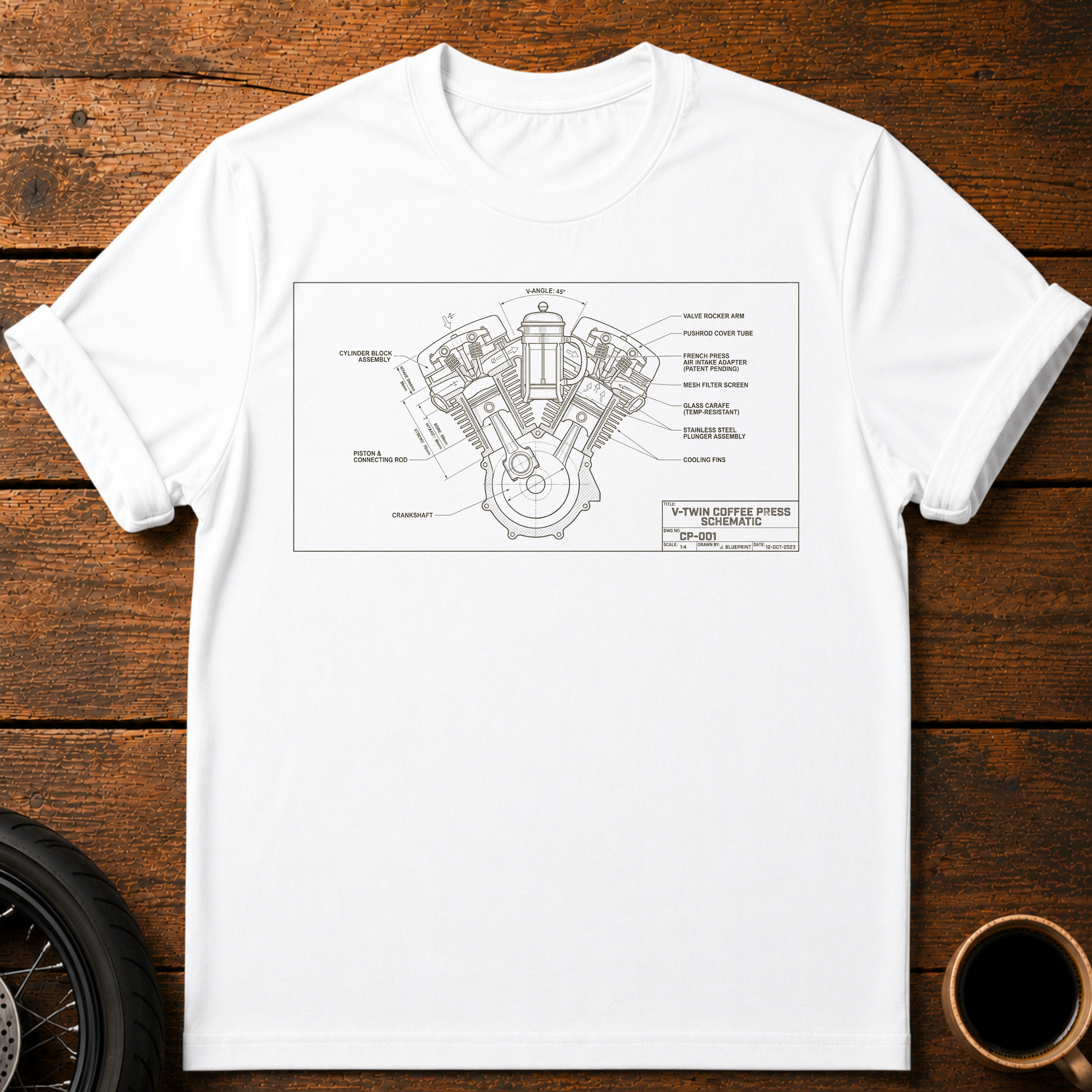Twin Coffee Press T‑Shirt